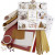 Set zum Flechten und Falten, Gold, Rot, 1Set [HOB-97778]