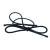 Dekorative Schleifen Schwarz 25,5cm (50 Stück) [10SB]