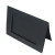 Glückwunschkarten Schwarz mit 8x12 rechteckiger Schnitt - Außengröße für 10x15 Druck 240g 13x17,8cm (25 Stück) [PJ02111]