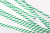 Verschluss-Streifen 10,2x0,4cm Papier Weiß/Grün gestreift (1.000 Stück) [TT4WGS]