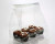 Beutel-Set für 6 Mini Cupcakes 17,8x10,2x22,9cm mit Bodenblatt (100 Stück) [CBG6]