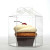 Klarsichtschachteln für 1 Cupcake Drehspitze 8,9x8,9x9,5cm (100 Stück) [CBS238]