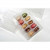Klarsichtschachteln set für 10 Macarons 12,9x5,1x19,1cm inkl. Einsatz (25 Stück) [MBS2]