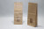 Blockbodenbeutel Kraft Braun 8x5x24cm 70 g/m² gefüttert mit 30My OPP Folien/Fenster | 200-250 Gramm (100 Stück) [PAB814]