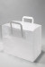 Shopping Bag Bleached Kraft 80 g/qm 32x17x26 cm (50 pcs) [PADW8026]