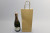 Papiertragetaschen für Flaschen Gold 14x8x39cm Kraft 110 g/m (50 Stück) [PAWF1439GO]