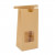 Kraftbeutel Braun wiederverschließbar 8,6x6,4x19,7cm (100 Stück) [TTW1K]