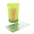Standbodenbeutel Reispapier Transparent/Grün 17x9x28cm | 340 Gramm (100 Stück) [ZBGR4GRC]