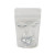 Standbodenbeutel Transparent/Weiß 8x5x13cm | Gramm (100 Stück) [ZBGW1]