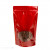 Red Window Zipper Pouch Bags 22.9 x 12.1 x 34.3 cm (3310ml) (100 pieces) [ZBGO6R]