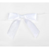 White Pre-tied Bow 2.2cm (100 Pieces) [BOW7WH]
