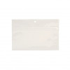 White Metallized Hanging Zipper Barrier Bags 15.2 x 7 cm (100 Pieces) [HZBB2MW]