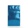 Blue Metallized Hanging Zipper Barrier Bags 9.2 x 12.7 cm (100 Pieces) [HZBB4MBL]