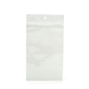 White Metallized Hanging Zipper Barrier Bags 15.4 x 23.5 cm (100 Pieces) [HZBB7MW]