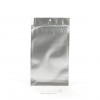 Silver Metallized Hanging Zipper Barrier Bags 10.2 x 16.5 cm (100 Pieces) [HZBB5MS]