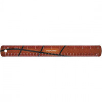 Lineal, L 30 cm, B 3,5 cm, Basketball, 1Stck [HOB-1023918]