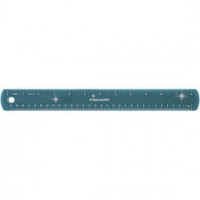 Lineal, L 30 cm, B 3,5 cm, Blau, Ausführung mit Glitter, 1Stck [HOB-1023923]