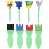 Moosgummi-Strukturpinsel, B 30-45 mm, L 11-13 cm, 24sort. [HOB-10454]