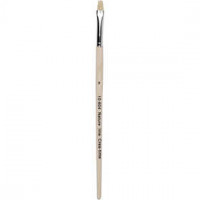 Nature Line Pinsel, Nr. 4 , B 7 mm, kurzer Griff, 12Stck. [HOB-10604]