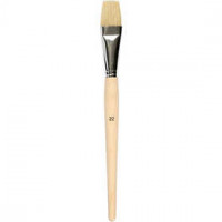 Nature Line Pinsel, Nr. 22 , B 23 mm, kurzer Griff, 6Stck. [HOB-10621]