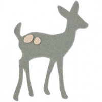 Sizzix Bigz Die Stanzschablone, Größe 0,64x0,64 - 9,53x13,02 cm, Hirsch, 1Stck [HOB-12054]