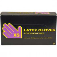 Latex-Handschuhe, Größe x-small , Latex, 100Stck. [HOB-13220]