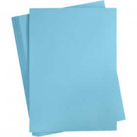 Karton, farbig, A2 420x600 mm,  180 g, Hellblau, 100Bl. [HOB-21320]