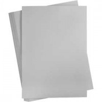 Karton, farbig, A2 420x600 mm,  180 g, Stahlgrau, 100Bl. [HOB-21326]