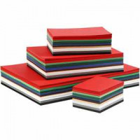 Karton in Weihnachtsfarben,  A3+A4+A5+A6 ,  180 g, Sortierte Farben, 1500Bl. sort. [HOB-21441]