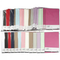 Card, A4 210x297 mm, 220 g, 12x10 packs, asstd. colours [HOB-219023]