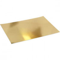 Metallic-Folienkarton, A2 420x600 mm,  280 g, Gold, 10Bl. [HOB-220840]