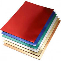 Metallic-Folienkarton, Sortiment, A2 420x600 mm,  280 g, Sortierte Farben, 30Bl. sort. [HOB-22090]