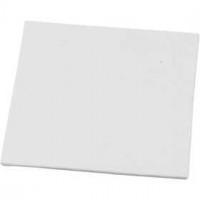 Malpappe, Größe 12,4x12,4 cm, Stärke: 3 mm, Weiß, 1Stck, 280 g [HOB-225010]