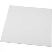 Malpappe, Größe 30x30 cm, Stärke: 3 mm, Weiß, 1Stck, 280 g [HOB-225100]
