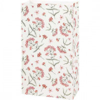 Papiertüten, H 21 cm, Größe 6x12 cm, Blumen, 10Stck., 80 g [HOB-23135]