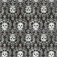 Servietten, Größe 33x33 cm, Totenköpfe, 20Stck. [HOB-23591]