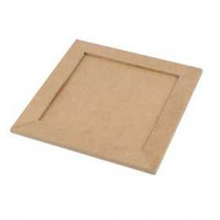 Collagerahmen, Größe 15x15 cm, Tiefe 3 mm, MDF, 1Stck, Innenmaße 11x11 cm [HOB-236050]