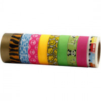 Washi Tape - Sortiment, B 15 mm, 10x10m [HOB-25214]
