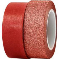 Design Tape, B 15 mm, Rot, 2Rollen [HOB-25232]