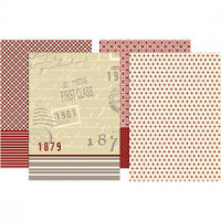 Découpage-Papier - Sortiment, Blatt 25x35 cm,  17 g, 8Bl. sort. [HOB-254750]