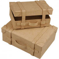 Koffer, Mini,  4,5x11x7,5 cm,  5x14x10 cm, 2Stck. [HOB-263990]
