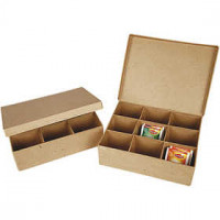 Sortierbox aus Pappmaché, Größe 23x6,5x18 cm, 1Stck [HOB-26491]