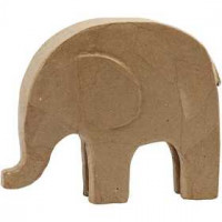 Elefant, H 21 cm, L 24 cm, 1Stck [HOB-26527]
