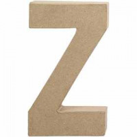 Buchstabe, groß, Z, H 20,2 cm, B 11,2 cm, 1Stck, Stärke: 2,5 cm [HOB-26625]