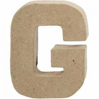 Buchstabe, klein, G, H 10 cm, Stärke: 1,7 cm, 1Stck, B 7,7 cm [HOB-26645]