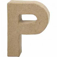 Buchstabe, klein, P, H 10 cm, Stärke: 1,7 cm, 1Stck, B 7,7 cm [HOB-26654]