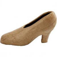Damenschuh, H 9 cm, L 18 cm, 1Stck [HOB-26695]