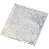 Bastelfolie, Blatt 10x10 cm, Silber, 30Bl. [HOB-28236]