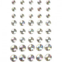 Strasssteine, Größe 6+8+10 mm, Kristall, 40sort. [HOB-28326]