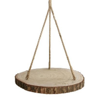 Holzscheiben Ø ±53 h,5cm mit Aufhängekordel [IFS-29605]